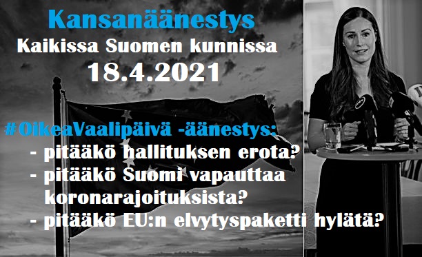 Read more about the article Oikeana kuntavaalipäivänä su 18.4.2021 vilkasta kansalaisaktivismia